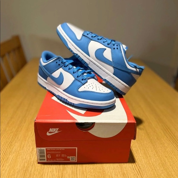 Nike Shoes - Nike Dunk Low UNC University Carolina Blue Women’s 7.5 Men’s 6